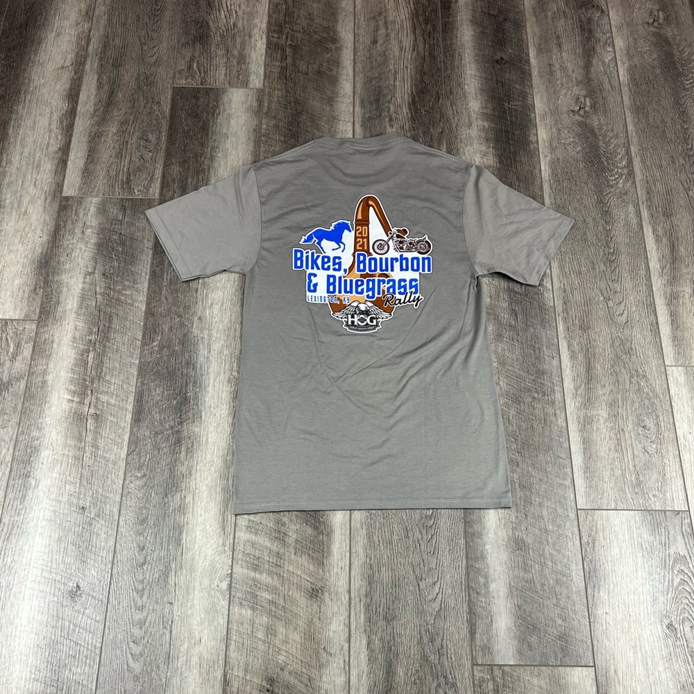 Harley Davidson Grey‎ Bluegrass Tshirt